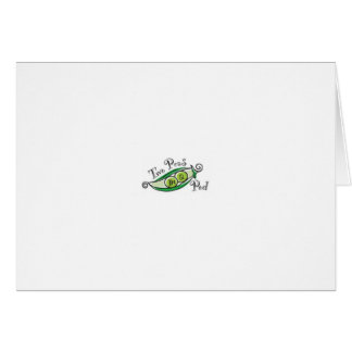 Zwei Erbsen in einer Hülse