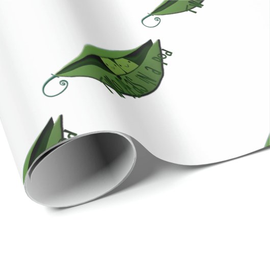 Zwei Erbsen in einer Hülse Geschenkpapier (Rolleneckpunkt)