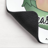 Zwei Erbsen in einer Hülse Mousepad (Ecke)