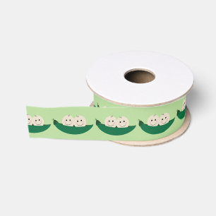 Zwei Erbsen in einer Hülse paart Baby Ripsband