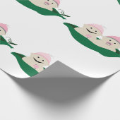 Zwei Erbsen in einer Hülse paart Babys Geschenkpapier (Ecke)