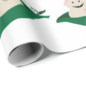 Zwei Erbsen in einer Hülse paart Babys Geschenkpapier (Rolleneckpunkt)