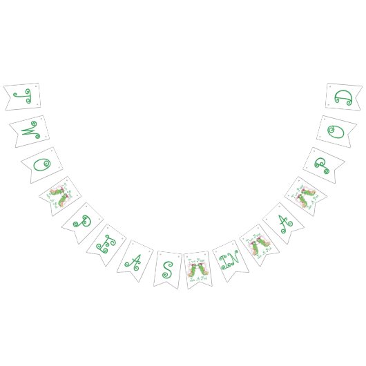 Zwei Erbsen in einer Hülse paart Fahne Wimpelkette (Alle)