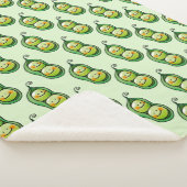 zwei Erbsen in einer Hülse Sherpadecke (3/4)