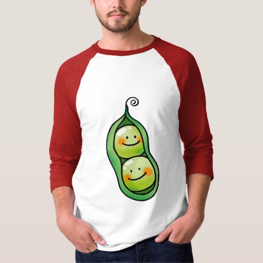 Zwei Erbsen in einer Hülse T-Shirt (Vorderseite)