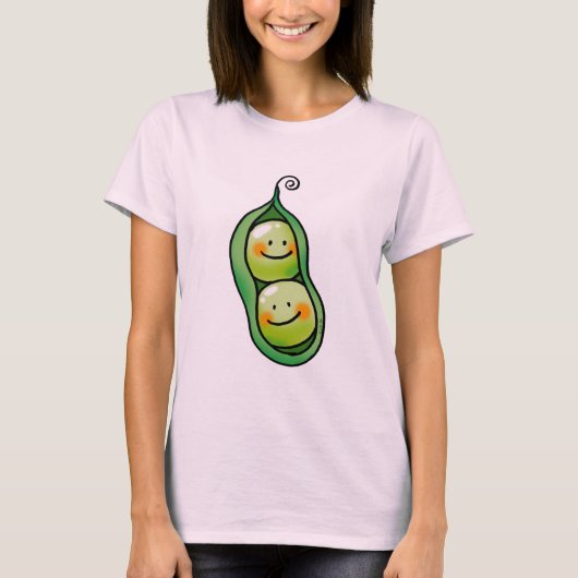 Zwei Erbsen in einer Hülse T-Shirt (Vorderseite)