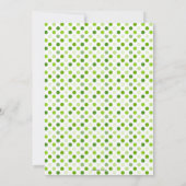 Zwei Erbsen in einer Hülsen-Babyparty paart Einladung (Rückseite)