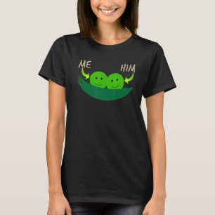 Zwei Erbsen in einer jungen Freundin, Ehefrau Husb T-Shirt