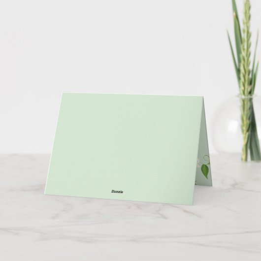 Zwei Erbsen in einer Pod-Baby-Dusche Dankeskarte (Rückseite)