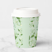 Zwei Erbsen in einer Pod-Baby-Dusche Pappbecher (Links)