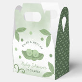 Zwei Erbsen in einer Pod-Twin-Boys-Kinderdusche Geschenkschachtel (Geöffnet)