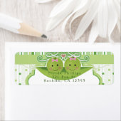 Zwei Erbsen in einer Pod Twin Girl Baby Dusche Ein (Insitu)