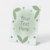 Zwei Erbsen in einer Pod-Zwillingsdusche Sockelschild (Vorderseite)