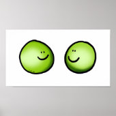 Zwei Erbsen in Liebe Poster (Vorne)