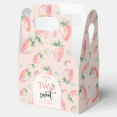 Zwei Erdbeeren-Kindergeburtstag Geschenkschachtel (Geöffnet)