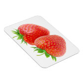 Zwei Erdbeeren Magnet (Rechte Seite)