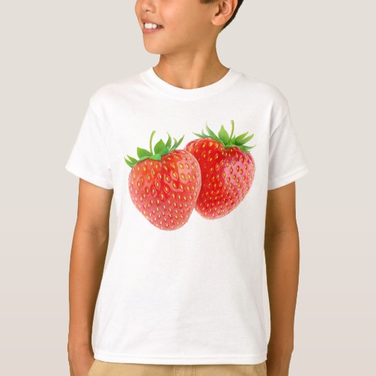 Zwei Erdbeeren T-Shirt (Vorderseite)