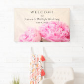 Zwei Erdnüsse rosa Banner (Insitu)