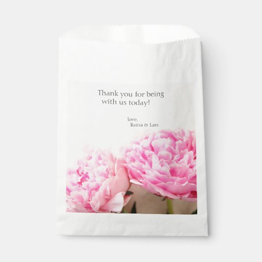 Zwei Erdnüsse rosa Geschenktütchen (Vorderseite)