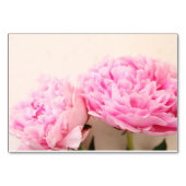 Zwei Erdnüsse rosa Tischnummer (Rückseite)