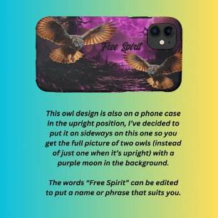 Zwei Eule-Thema Case-Mate iPhone Hülle