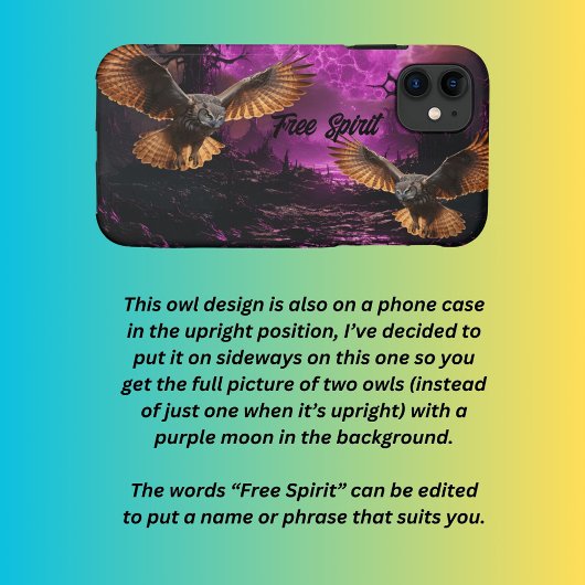 Zwei Eule-Thema Case-Mate iPhone Hülle