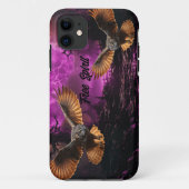 Zwei Eule-Thema Case-Mate iPhone Hülle (Rückseite)