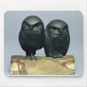 Zwei Eulen, 1903-04 Mousepad