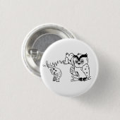 Zwei Eulen Button (Vorne & Hinten)