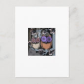 zwei Eulen Postkarte (Vorderseite)