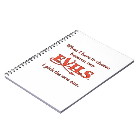 Zwei Evils Notizblock (Linke Seite)