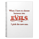 Zwei Evils Notizblock (Vorderseite)