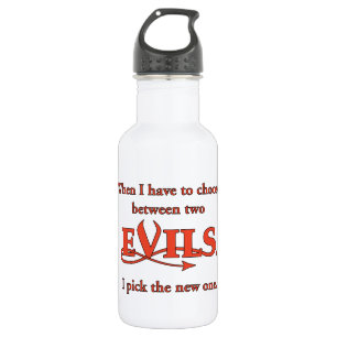 Zwei Evils Trinkflasche