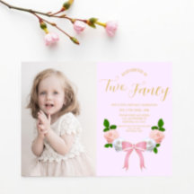 Zwei Extravagante Bow Floral Geburtstag