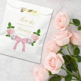 Zwei Extravagante Bow Floral Geburtstag Geschenktütchen