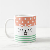 Zwei Faced Kitty Kaffeetasse (Links)