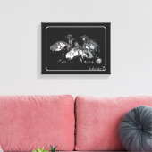 Zwei Fahrer Leinwanddruck (Insitu (Wohnzimmer))