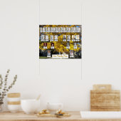 Zwei Familien Herbst-Bäume Fotos | Names Poster (Küche)