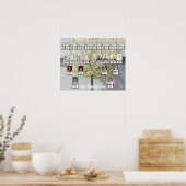 Zwei Familienbaumblüten-Foto | Name Poster (Küche)