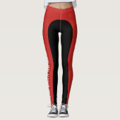 Zwei Farbe kundengerechtes genanntes Leggings (Vorderseite)