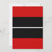 ZWEI FARBEN CUSTOM FOTO Abschluss Ankündigung (Rückseite)