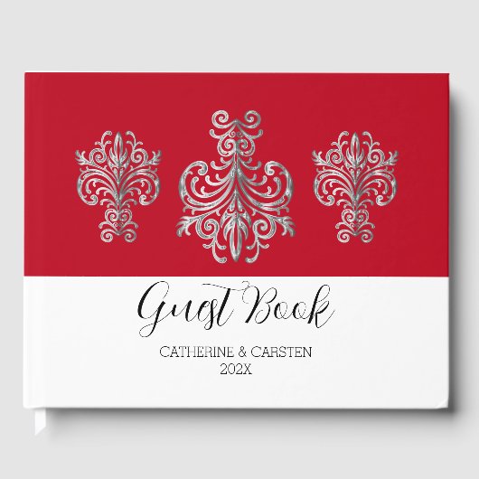 Zwei Farben Gästebuch (Vorderseite)