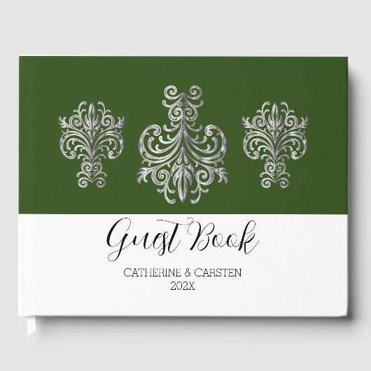 Zwei Farben Gästebuch (Vorderseite)