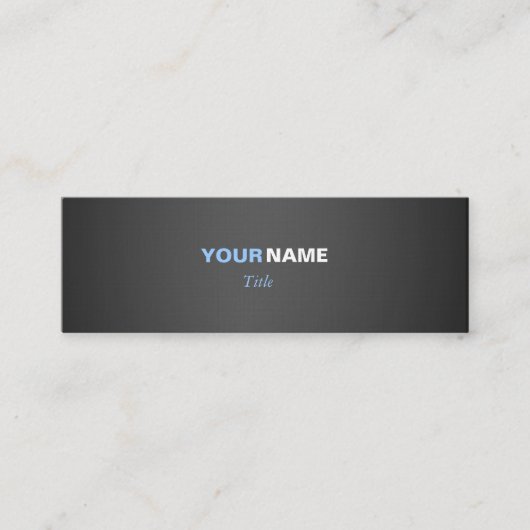 Zwei Farben Mini Visitenkarte (Vorderseite)