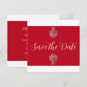 Zwei Farben Save The Date (Vorne/Hinten)