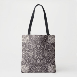 Zwei Farben Vintag nahtlos. Contour arabi Tasche