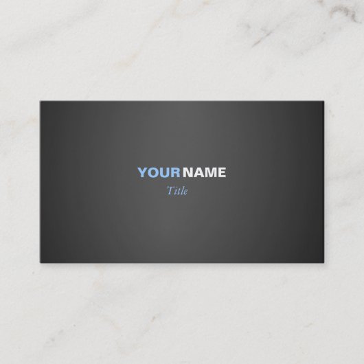 Zwei Farben Visitenkarte (Vorderseite)