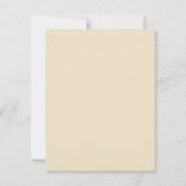 Zwei farbige Adirondack-Stühle Hochzeit Einladung (Rückseite)