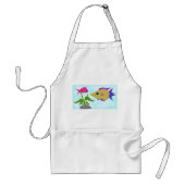 Zwei farbige Fische Schürze (Vorne)