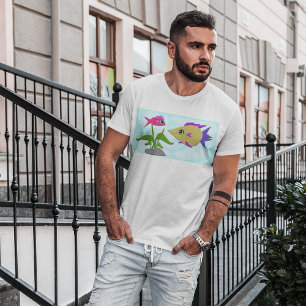 Zwei farbige Fische T-Shirt